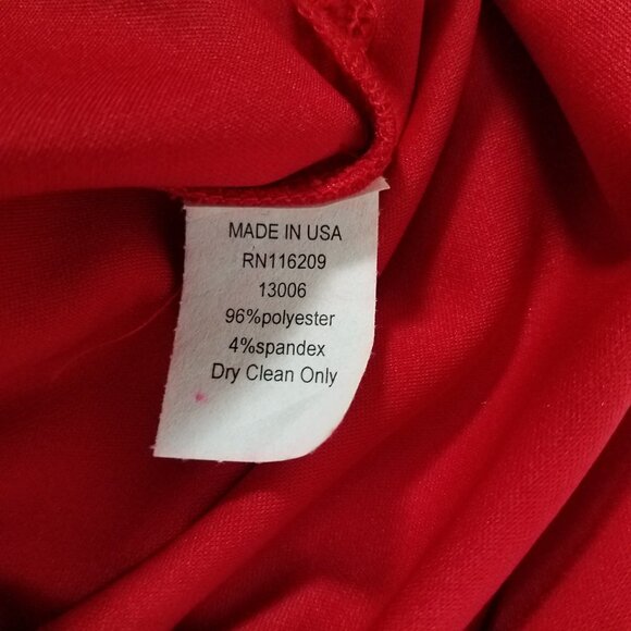 NEW Velvet Torch Size XL Lace trim Sleeveless Mini Dress in Red NEW w flaw - Picture 7 of 12